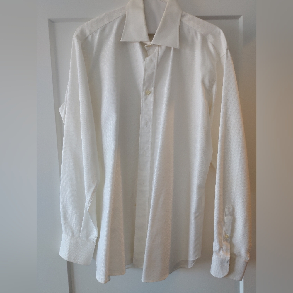 Classic White Men's Shirt